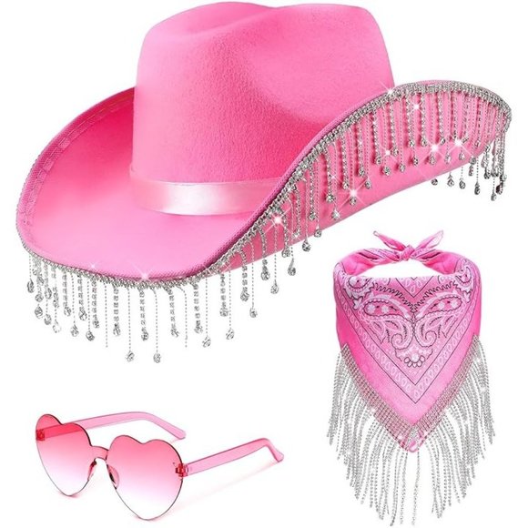 NWT Sparkling Bling Swarovski Rhinestone Barbie Halloween Costume Pink C… - Picture 3 of 5